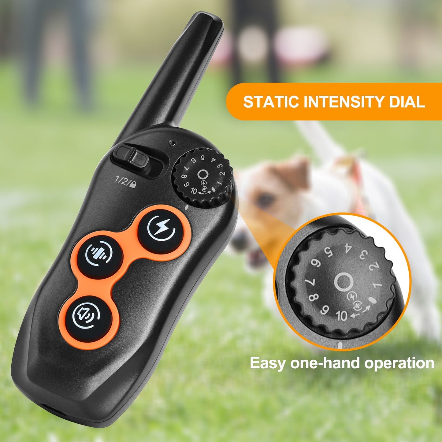 Dog Trainer Electronic Collar 600 M Remote Control Training Bark Stopper Waterproof